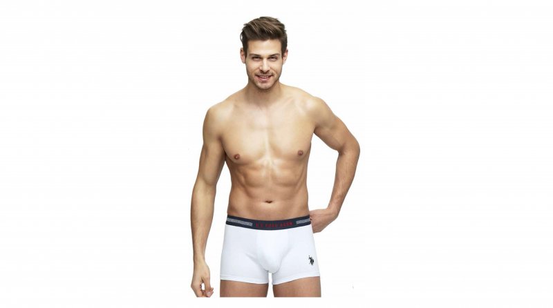 U.S. POLO ASSN. 3Pack boxerky 80155 tm.modrá, bílá, šedá | Vermali.cz